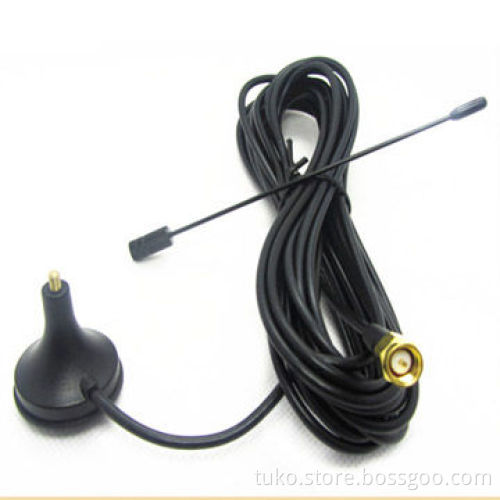 DVB-T antenna with RG174 cable and SMA connector magnetic base